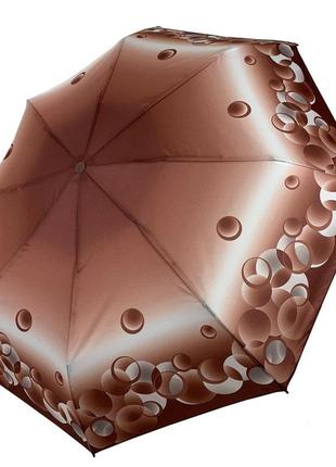 Жіноча механічна парасоля на 8 спиць від sl, коричневий, 035011-3