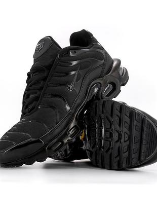 Кросівки чорні nike air max tn full black