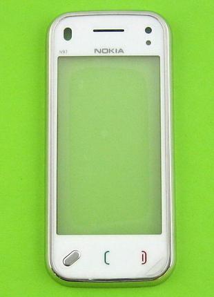 Сенсор nokia n97 mini з панеллю, білий original prc1 фото