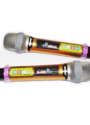 Мікрофонна радіосистема shure dm ugx10ii бездротові радіо мікрофони з базою для караоке