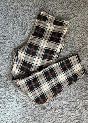 Брюки в клеточку. штаны в клетку. брюки женские.