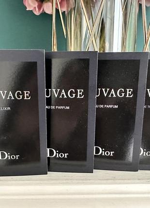 Dior sauvage парфум мужской 1 мл