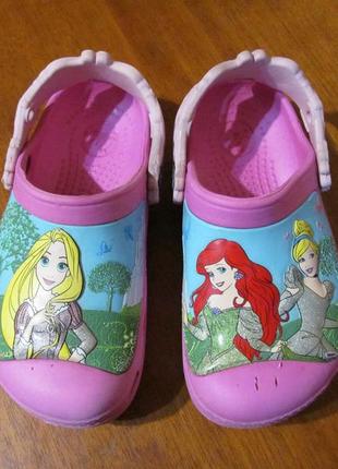 Кроксы crocs disney princess (с10-11)