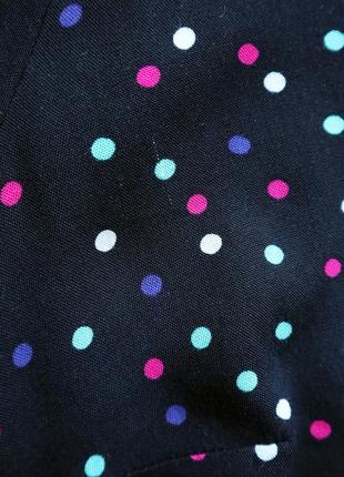 Блузка в кольоровий горох з довгим рукавом р.187 фото