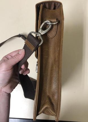 Статусный кожаный деловой портфель marks&amp;spencer сумка для ноутбука деловой кожаный портфель3 фото