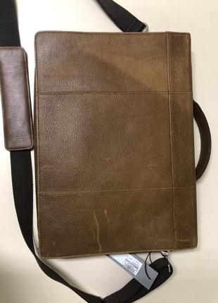 Статусный кожаный деловой портфель marks&amp;spencer сумка для ноутбука деловой кожаный портфель7 фото