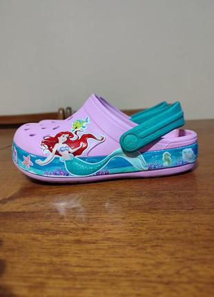 Кроксы crocs disney mermaid