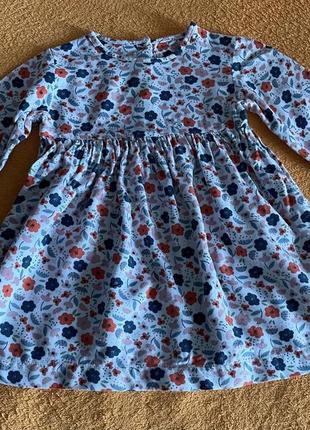 Платье 100% вискоза 9-12 месяцев