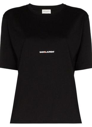 Стильна футболка saint laurent сен лоран чорного кольору🤩