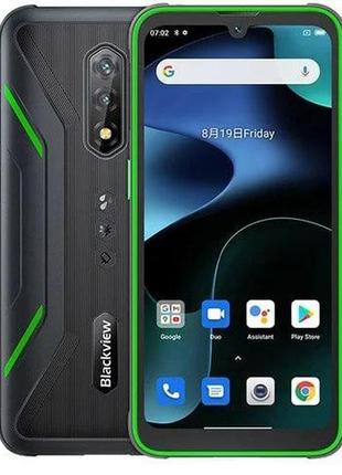 Защищенный смартфон blackview bv5200 4/32gb green мощный сенсорный телефон для охоты и рыбалки