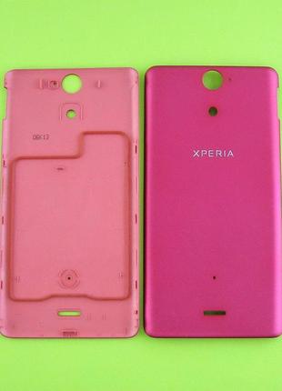 Кришка батареї sony xperia v lt25i, рожевий original prc