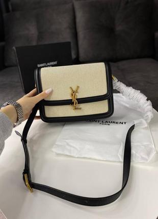 Жіноча сумка преміум якості  solferino black/white