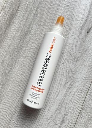 Спрей для защиты от солнца окрашенных волос paul mitchell colorcare color protect locking spray