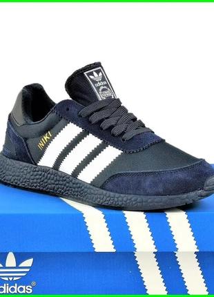 Кросівки ad!das iniki runner boost сині жіночі адідас (розміри: 40) відео огляд