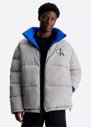 Новая куртка- пуховик calvin klein (ck reversible 90s puffer jacket) c америки m,l