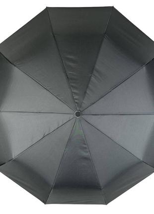 Складной однотонный зонт полуавтомат от bellissimo, антиветер, серый м0533-23 фото