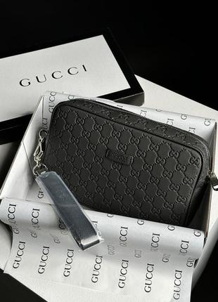 Клатч gucci alpha wearable wallet black
