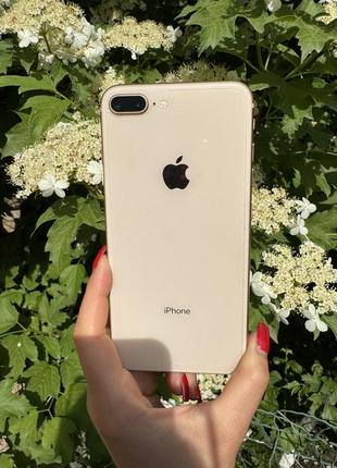 Iphone 8+gold 256 гигабайт