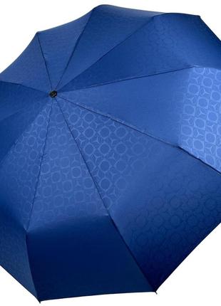 Автоматический зонт три слона на 10 спиц, синий цвет, 0333-2