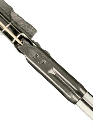 Мужской складной зонт-автомат черный, 10 спиц с прямой ручкой от toprain, антиветер, 0917-110 фото