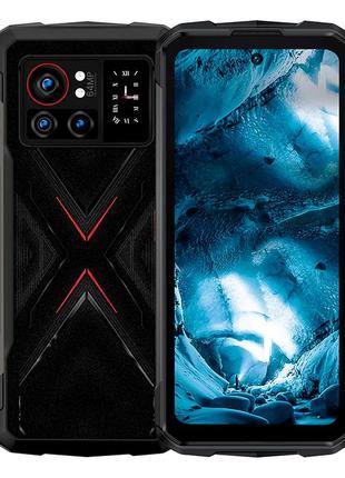 Захищений смартфон hotwav cyber x 8/256gb black android 13.0 телефон з великим акумулятором