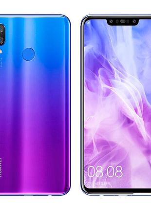 Смартфон huawei nova 3 6/128gb purple сенсорний телефон з великим екраном для дзвінків та інтернету