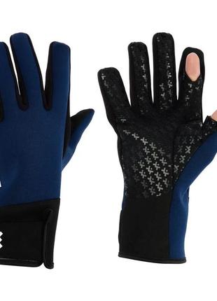 Перчатки viking fishing yeti winter gloves xl navy