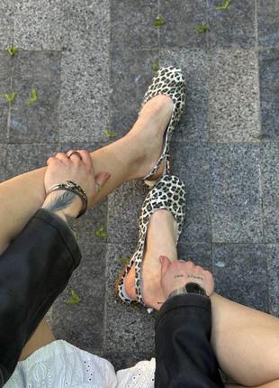 Балетки туфли лео леопард женские2 фото