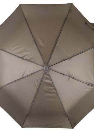 Женский зонт полуавтомат на 8 спиц от sl, серый, 0310s-32 фото