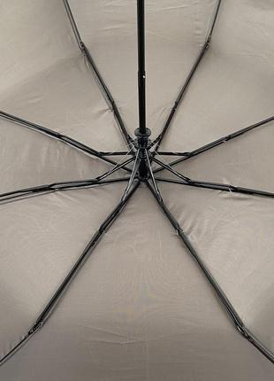 Женский зонт полуавтомат на 8 спиц от sl, серый, 0310s-34 фото