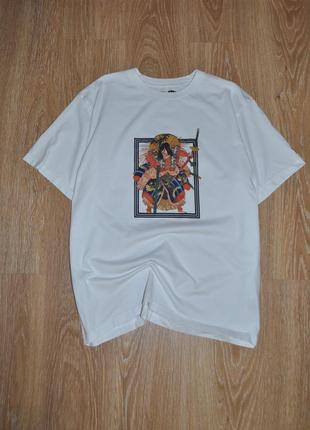 Белоснежная мужская хлопковая футболка uniqlo