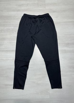 Nike dri fit спортивные мужские брендовые черные штаны2 фото