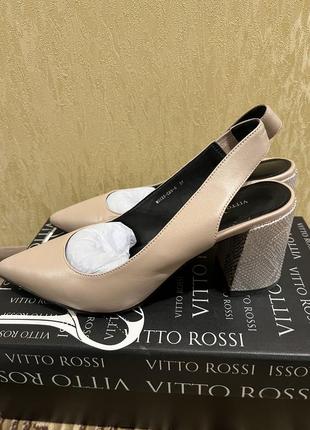 Туфли кожаные vitto rossi