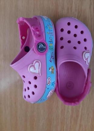 Оригинальные crocs.hello ketty размер с 8/9