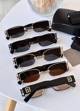 Сонцезахисні окуляри з кільцем оправа сталева