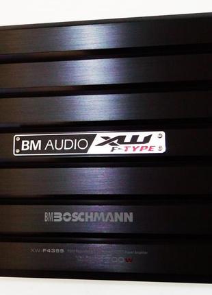 Автомобільний підсилювач потужності звуку boschmann bm audio xw-f4399 1700w 4 канали4 фото
