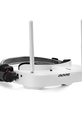 Fpv очки eachine ev100 5.8g white для коптера легкие и удобные видео очки для квадрокоптера