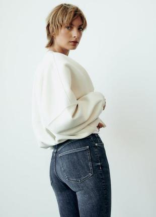 Джинси zara high-rise skinny sculpt trf jeans по фігурі в обтяжку2 фото