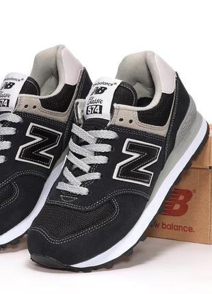 New balance 574 black, кроссовки женские, женккие кроссовки предотвращать 574