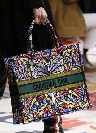 Сумка christian dior tote большая журнальная