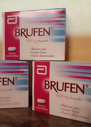 Бруфен (ібупрофен) 600 mg. єгипет. оригінал . brufen