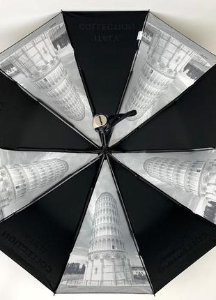 Складна парасоля напівавтомат міста, від toprain, антивітер, 0542-15 фото