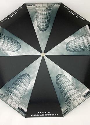 Складна парасоля напівавтомат міста, від toprain, антивітер, 0542-13 фото