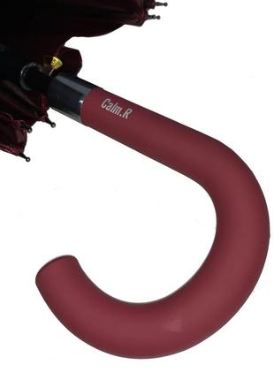 Женский зонт-трость, полуавтомат от toprain, бордовый (хамелеон), 01002-5 real