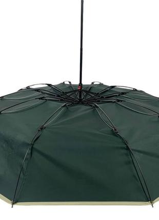 Жіноча складна механічна парасолька від toprain, зелений, 0097-65 фото
