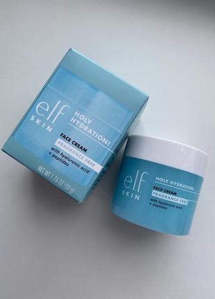 Зволожуючий крем для обличчя e.l.f. skin holy hydration fragrance free face cream1 фото