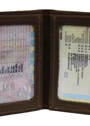 Обложка для водительских документов прав удостоверений id паспорта sullivan odd15(4) оливковая4 фото