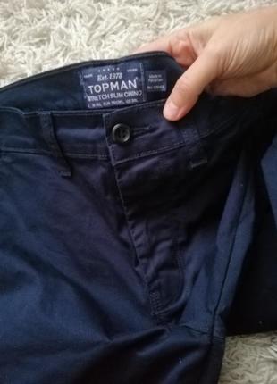 Стильні чоловічі брюки слім чіно topman 30 в новому стані3 фото