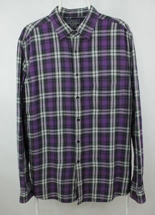 Стильна фланелева сорочка uniqlo flannel shirt