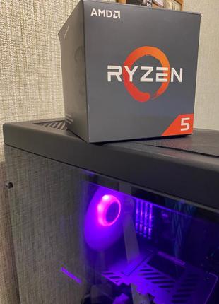 Процессор ryzen 5 1600af (ryzen 5 2600) + боксовый кулер